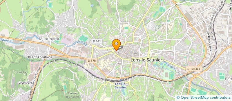 localisation de l'entreprise L'IMMOBILIER DES THERMES  LONS-LE-SAUNIER