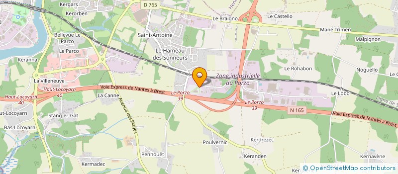 localisation de l'entreprise L'IMMOBILIER DU COQUELICOT à KERVIGNAC