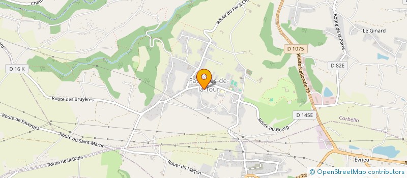 localisation de l'entreprise L'IMMOBILIER ENSEMBLE LOT  FAVERGES-DE-LA-TOUR