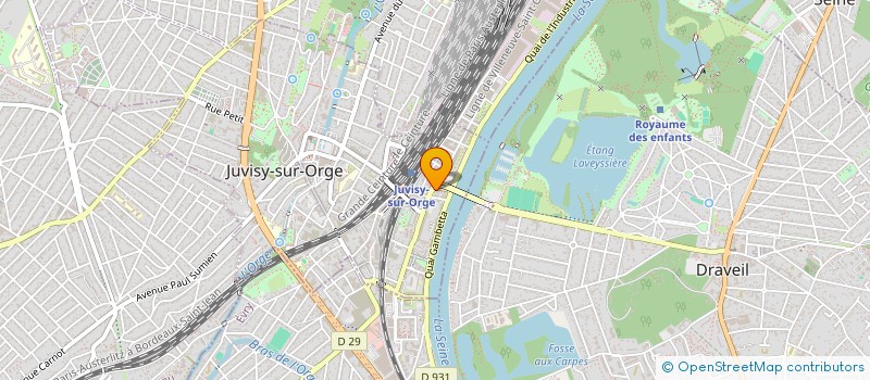 localisation de l'entreprise L'IMMOBILIERE 25-10  JUVISY-SUR-ORGE