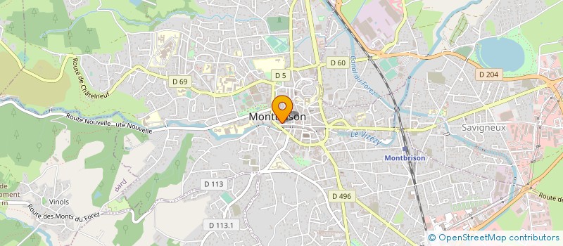 localisation de l'entreprise L'IMMOBILIERE  MONTBRISON