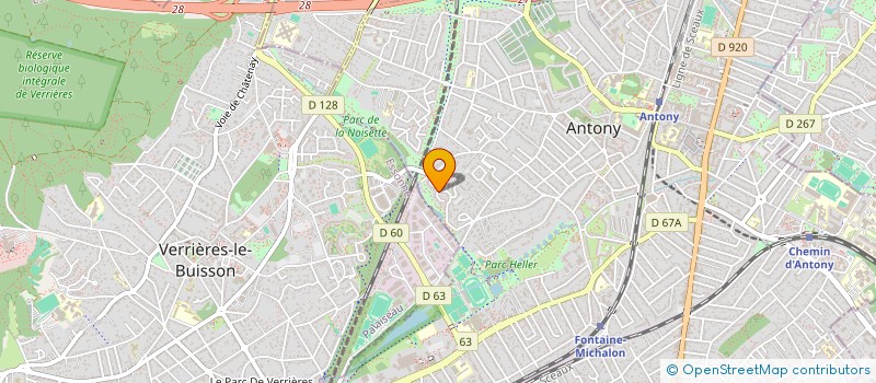 localisation de l'entreprise L'IMMOBILIERE 92 à ANTONY