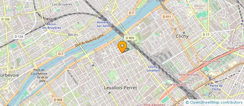localisation de l'entreprise L'IMMOBILIERE A3M à LEVALLOIS-PERRET