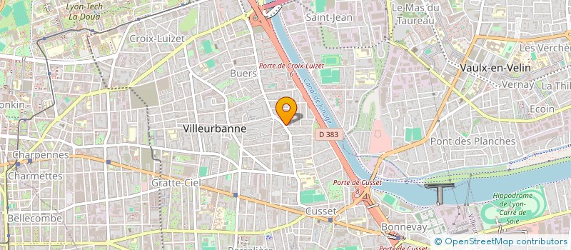 localisation de l'entreprise L'IMMOBILIERE AMPP  VILLEURBANNE