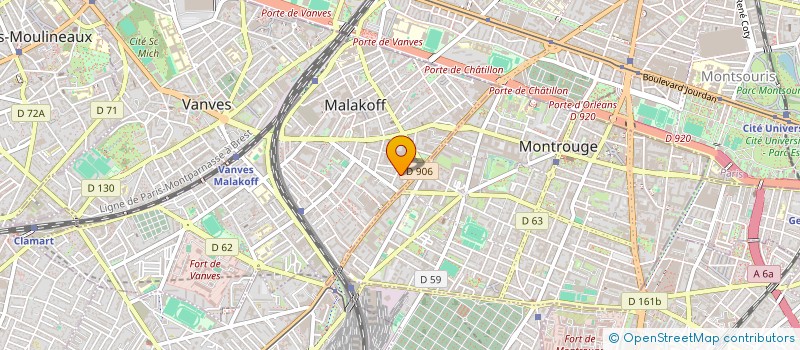 localisation de l'entreprise L'IMMOBILIERE BELLIOT-RIQUET  MALAKOFF