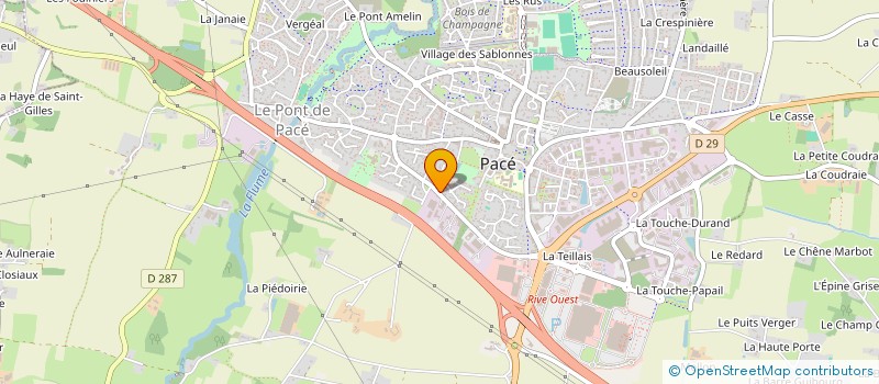 localisation de l'entreprise L'IMMOBILIERE CARIMO à RENNES