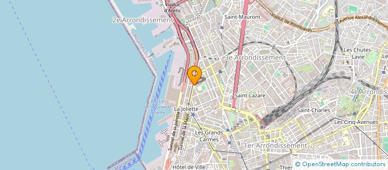 localisation de l'entreprise L'IMMOBILIERE CEPAC à MARSEILLE