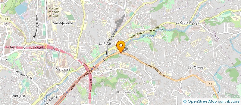 localisation de l'entreprise L'IMMOBILIERE CONSTRUCTION à MARSEILLE
