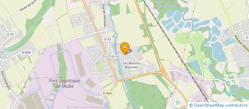 localisation de l'entreprise L'IMMOBILIERE D'AUMONT  ROSIERES-PRES-TROYES