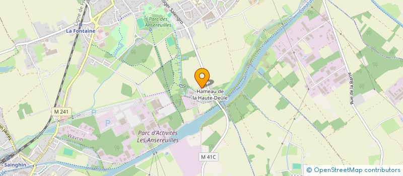 localisation de l'entreprise L'IMMOBILIERE D'EUPHOR  WAVRIN