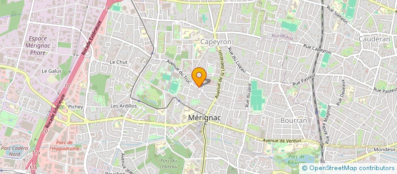 localisation de l'entreprise L'IMMOBILIERE D'INSEME  MERIGNAC