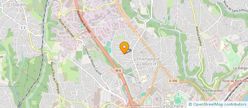 localisation de l'entreprise L'IMMOBILIERE D'OYONNAX à CHAMPAGNE-AU-MONT-D OR
