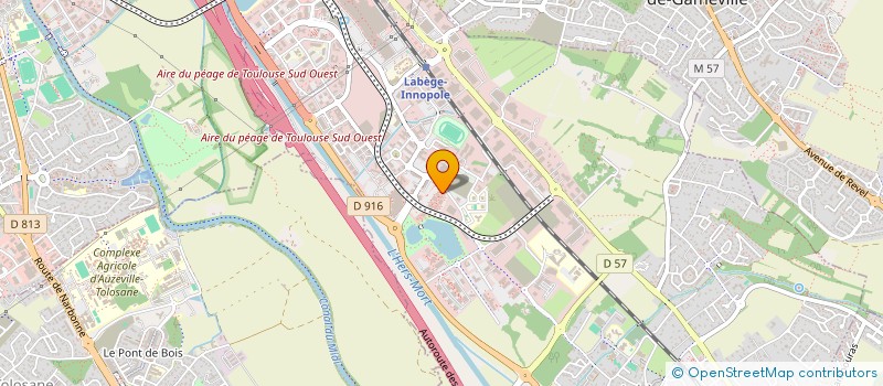 localisation de l'entreprise L'IMMOBILIERE DE BISSY SA  LABEGE