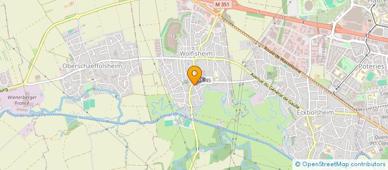 localisation de l'entreprise L'IMMOBILIERE DE DIANE  WOLFISHEIM