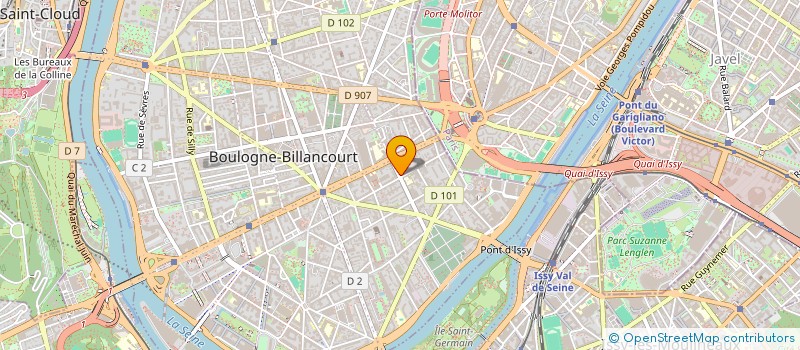 localisation de l'entreprise L'IMMOBILIERE DE GIULIA à BOULOGNE BILLANCOURT