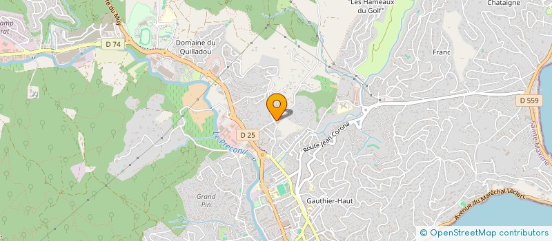 localisation de l'entreprise L IMMOBILIERE DE L AISNE à SAINTE-MAXIME