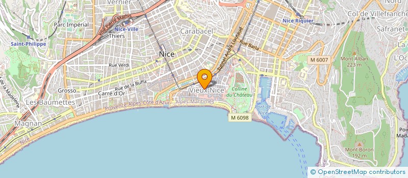 localisation de l'entreprise L'IMMOBILIERE DE L'OPERA à NICE