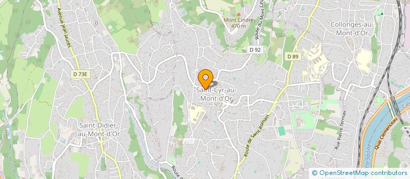 localisation de l'entreprise L'IMMOBILIERE DE L'OURS  SAINT-CYR-AU-MONT-D'OR