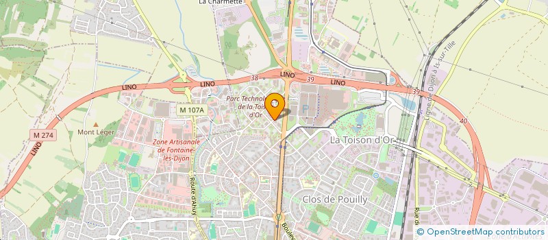 localisation de l'entreprise L'IMMOBILIERE DE LA CHOCOLATERIE à DIJON