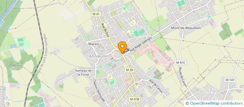 localisation de l'entreprise L'IMMOBILIERE DE LA DEULE  ANNULLIN