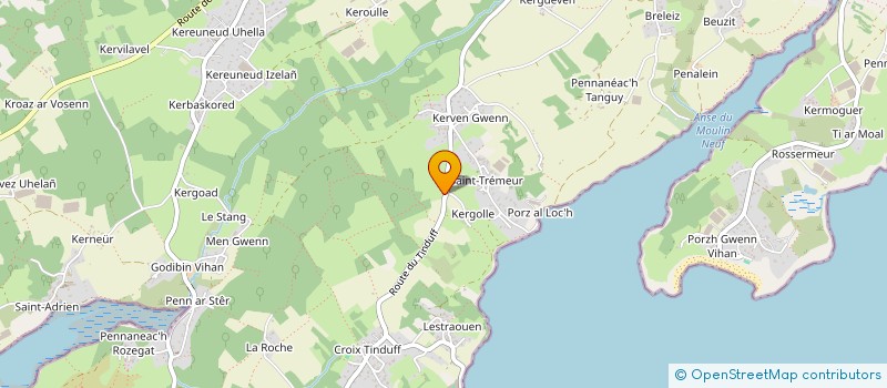 localisation de l'entreprise L'IMMOBILIERE DE LA LANDE à PLOUGASTEL-DAOULAS