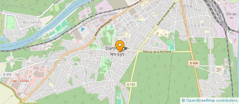 localisation de l'entreprise L'IMMOBILIERE DE LA MAIRIE à DAMMARIE-LES-LYS