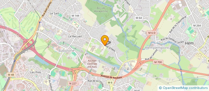 localisation de l'entreprise L'IMMOBILIERE DE LA MARQUE à VILLENEUVE-D'ASCQ