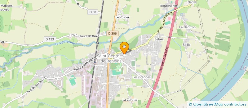 localisation de l'entreprise L'IMMOBILIERE DE LAMURE  SAINT-GEORGES-DE-RENEINS