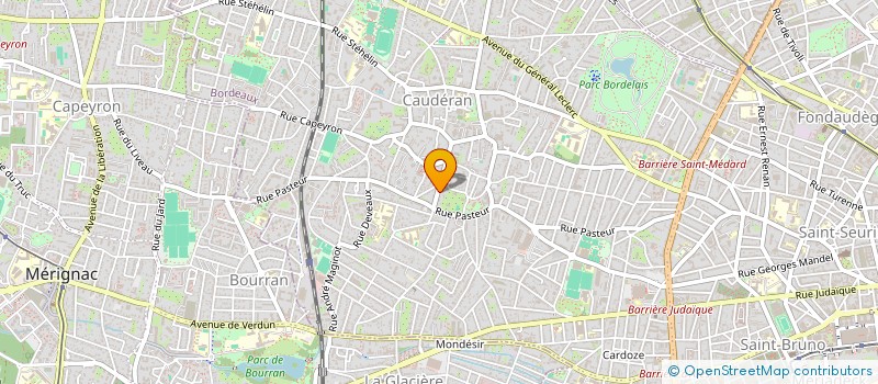 localisation de l'entreprise L'IMMOBILIERE DE LARROCHE BARON  BORDEAUX