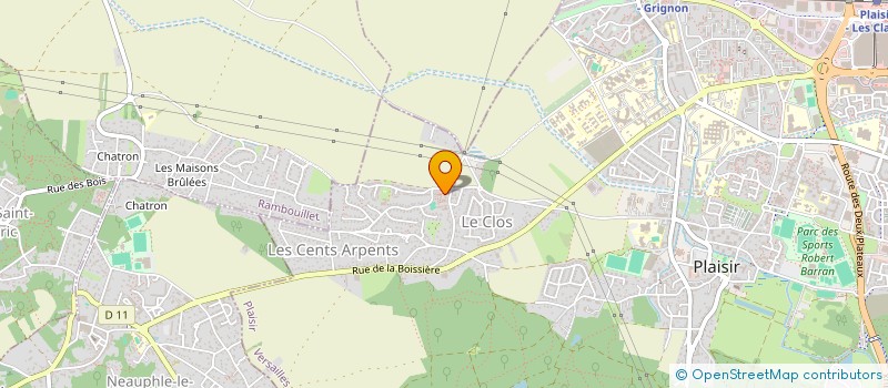 localisation de l'entreprise L'IMMOBILIERE DE NEAUPHLE  PLAISIR