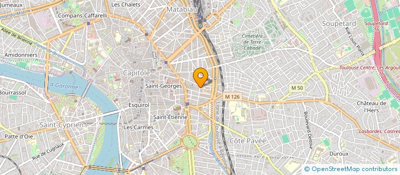 localisation de l'entreprise L'IMMOBILIERE DE RIQUET  TOULOUSE