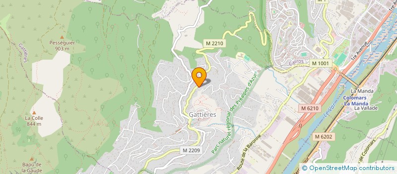 localisation de l'entreprise L'IMMOBILIERE DE SIBLAS  GATTIERES