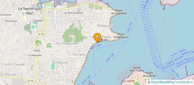 localisation de l'entreprise L IMMOBILIERE DE TAMARIS à LA SEYNE-SUR-MER