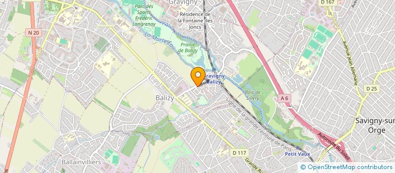 localisation de l'entreprise L'IMMOBILIERE DES BRIQUETTERIES  LONGJUMEAU