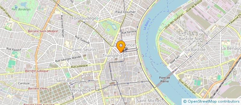 localisation de l'entreprise L'IMMOBILIERE DES CHARTRONS  BORDEAUX