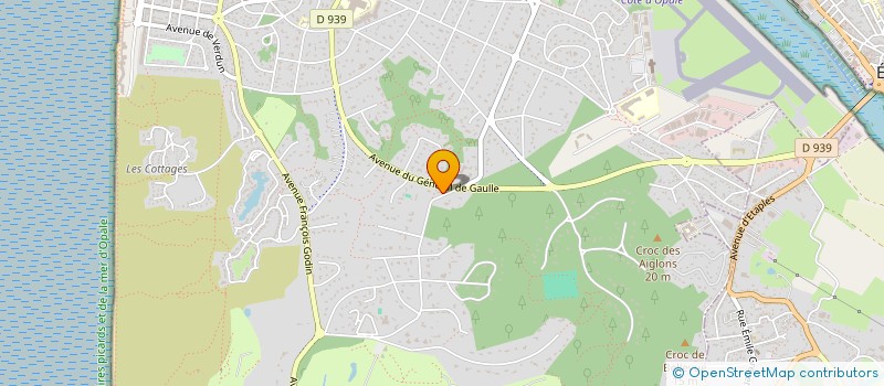 localisation de l'entreprise L IMMOBILIERE DES DRAGS à LE TOUQUET-PARIS-PLAGE