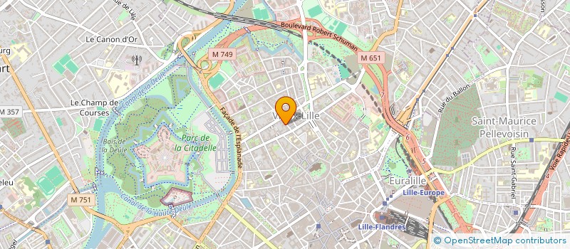 localisation de l'entreprise L'IMMOBILIERE DES FLANDRES à LILLE