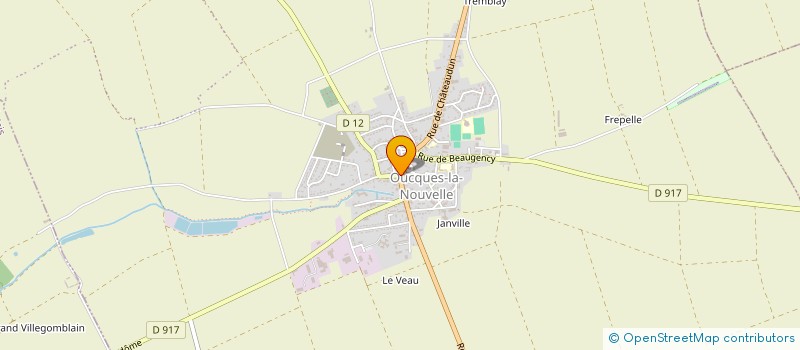 localisation de l'entreprise L'IMMOBILIERE DES MOULINS  OUCQUES LA NOUVELLE