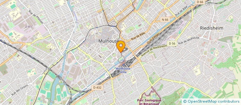 localisation de l'entreprise L'IMMOBILIERE DES OLIVIERS  MULHOUSE