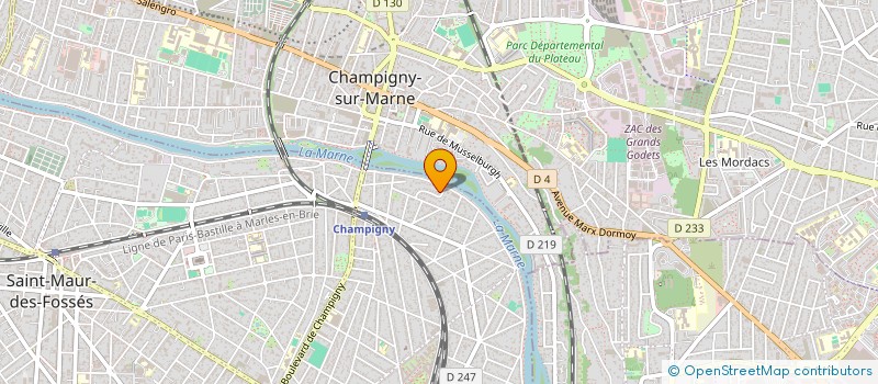 localisation de l'entreprise L'IMMOBILIERE DU 3 JOFFRE à SAINT-MAUR-DES-FOSSES