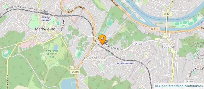 localisation de l'entreprise L IMMOBILIERE DU BARRY à LOUVECIENNES