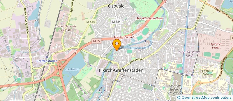 localisation de l'entreprise L'IMMOBILIERE DU BROUE  ILLKIRCH-GRAFFENSTADEN