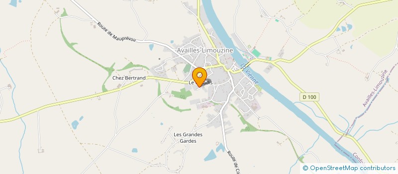 localisation de l'entreprise L'IMMOBILIERE DU CENTRE  MAUPREVOIR