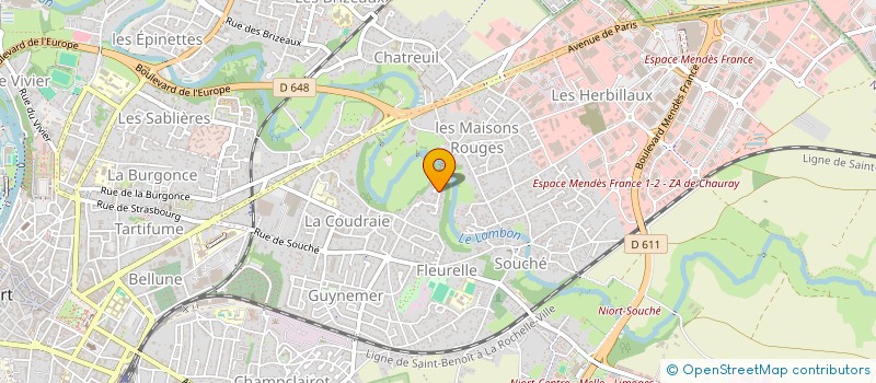 localisation de l'entreprise L'IMMOBILIERE DU DRAGON  NIORT