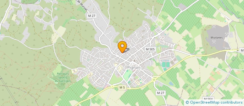 localisation de l'entreprise L'IMMOBILIERE DU GRAND JEU à PIGNAN