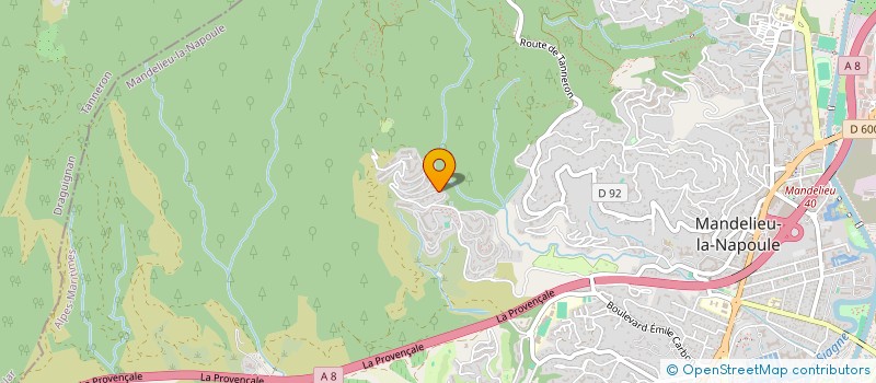 localisation de l'entreprise L'IMMOBILIERE DU LEVANT  MANDELIEU-LA-NAPOULE