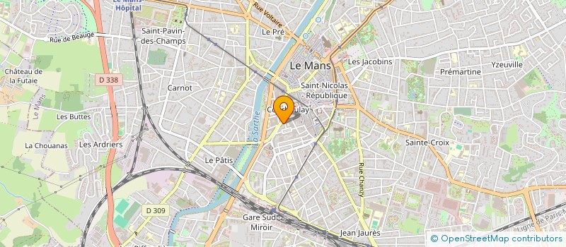 localisation de l'entreprise L IMMOBILIERE DU MAINE à LE MANS