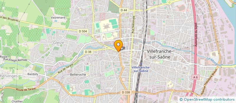 localisation de l'entreprise L'IMMOBILIERE DU MARCHE à VILLEFRANCHE-SUR-SAONE