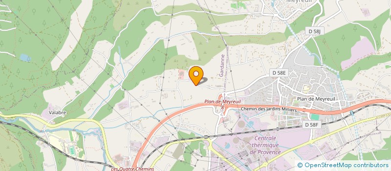 localisation de l'entreprise L'IMMOBILIERE DU MINIMAS à GARDANNE