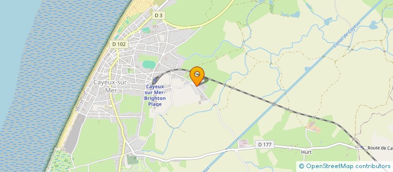 localisation de l'entreprise L'IMMOBILIERE DU MONT ROTI à CAYEUX-SUR-MER